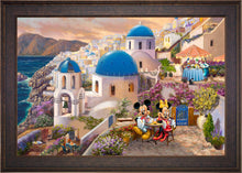 Load image into Gallery viewer, Disney Mickey and Minnie in Greece - Limited Edition Canvas (SN - Standard Numbered) - Art Of Entertainment
