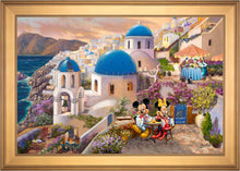 Load image into Gallery viewer, Disney Mickey and Minnie in Greece - Limited Edition Canvas (SN - Standard Numbered) - Art Of Entertainment
