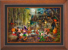 Load image into Gallery viewer, Disney Mickey and Minnie Halloween Fun - Limited Edition Canvas (JE - Jewel Edition)
