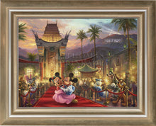 Load image into Gallery viewer, Mickey and Minnie in Hollywood - Limited Edition Canvas (JE - Jewel Edition) - ArtOfEntertainment.com
