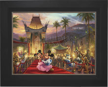 Load image into Gallery viewer, Mickey and Minnie in Hollywood - Limited Edition Canvas (JE - Jewel Edition) - ArtOfEntertainment.com
