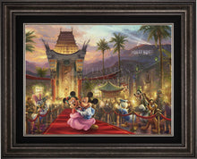 Load image into Gallery viewer, Mickey and Minnie in Hollywood - Limited Edition Canvas (JE - Jewel Edition) - ArtOfEntertainment.com
