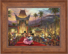 Load image into Gallery viewer, Mickey and Minnie in Hollywood - Limited Edition Canvas (JE - Jewel Edition) - ArtOfEntertainment.com
