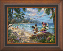 Load image into Gallery viewer, Mickey and Minnie in Hawaii - Limited Edition Canvas (SN - Standard Numbered) - ArtOfEntertainment.com
