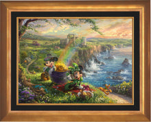 Load image into Gallery viewer, Disney Mickey and Minnie in Ireland - Limited Edition Canvas (JE - Jewel Edition)
