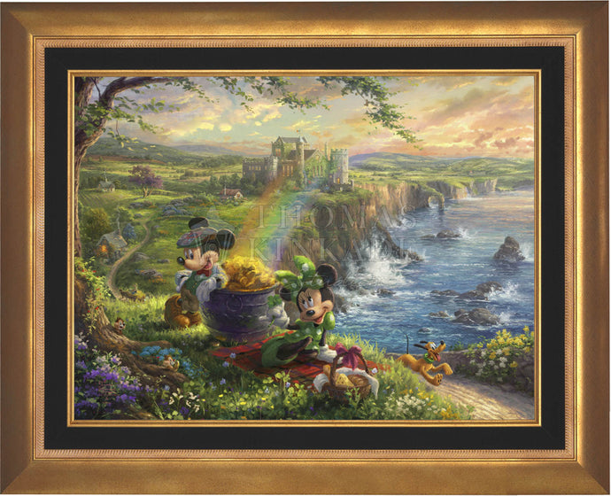 Mickey and Minnie in Ireland - Limited Edition Canvas (SN - Standard Numbered) - ArtOfEntertainment.com