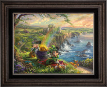 Load image into Gallery viewer, Disney Mickey and Minnie in Ireland - Limited Edition Canvas (JE - Jewel Edition)

