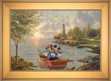 Load image into Gallery viewer, Mickey and Minnie Lighthouse Cove - Limited Edition Canvas (SN - Standard Numbered) - ArtOfEntertainment.com
