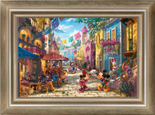 Load image into Gallery viewer, Disney Mickey and Minnie in Mexico - Limited Edition Canvas (JE - Jewel Edition) - Art Of Entertainment
