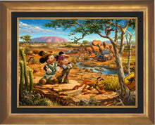 Load image into Gallery viewer, Mickey and Minnie in the Outback - Limited Edition Canvas (SN - Standard Numbered) - ArtOfEntertainment.com
