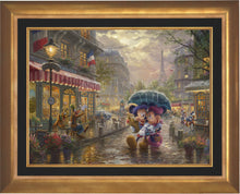 Load image into Gallery viewer, Mickey and Minnie in Paris - Limited Edition Canvas (SN - Standard Numbered) - ArtOfEntertainment.com
