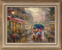 Load image into Gallery viewer, Disney Mickey and Minnie in Paris - Limited Edition Canvas (JE - Jewel Edition) - Art Of Entertainment
