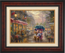 Load image into Gallery viewer, Disney Mickey and Minnie in Paris - Limited Edition Canvas (JE - Jewel Edition) - Art Of Entertainment
