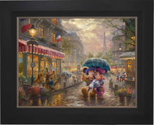 Load image into Gallery viewer, Disney Mickey and Minnie in Paris - Limited Edition Canvas (JE - Jewel Edition) - Art Of Entertainment
