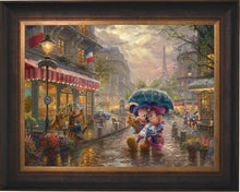 Load image into Gallery viewer, Disney Mickey and Minnie in Paris - Limited Edition Canvas (JE - Jewel Edition) - Art Of Entertainment

