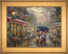 Load image into Gallery viewer, Mickey and Minnie in Paris - Limited Edition Canvas (SN - Standard Numbered) - ArtOfEntertainment.com
