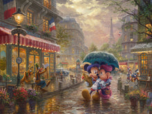 Load image into Gallery viewer, Mickey and Minnie in Paris - Limited Edition Canvas - SN - (Unframed)
