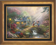 Load image into Gallery viewer, Mickey and Minnie - Sweetheart Bridge - Limited Edition Canvas (SN - Standard Numbered) - ArtOfEntertainment.com
