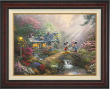 Load image into Gallery viewer, Mickey and Minnie - Sweetheart Bridge - Limited Edition Canvas (SN - Standard Numbered) - ArtOfEntertainment.com
