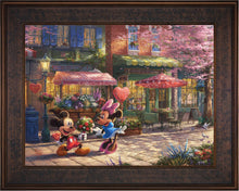 Load image into Gallery viewer, Mickey and Minnie - Sweetheart Caf&eacute; - Limited Edition Canvas (SN - Standard Numbered) - ArtOfEntertainment.com
