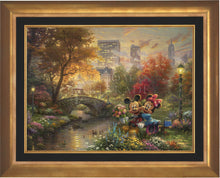 Load image into Gallery viewer, Mickey and Minnie - Sweetheart Central Park - Limited Edition Canvas (SN - Standard Numbered) - ArtOfEntertainment.com
