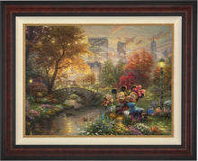 Load image into Gallery viewer, Mickey and Minnie - Sweetheart Central Park - Limited Edition Canvas (SN - Standard Numbered) - ArtOfEntertainment.com

