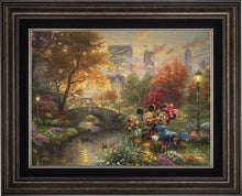 Load image into Gallery viewer, Mickey and Minnie - Sweetheart Central Park - Limited Edition Canvas (SN - Standard Numbered) - ArtOfEntertainment.com

