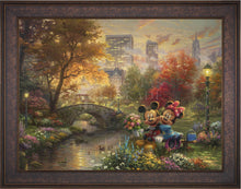 Load image into Gallery viewer, Mickey and Minnie - Sweetheart Central Park - Limited Edition Canvas (SN - Standard Numbered) - ArtOfEntertainment.com
