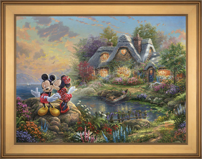Mickey and Minnie - Sweetheart Cove - Limited Edition Canvas (SN - Standard Numbered) - ArtOfEntertainment.com