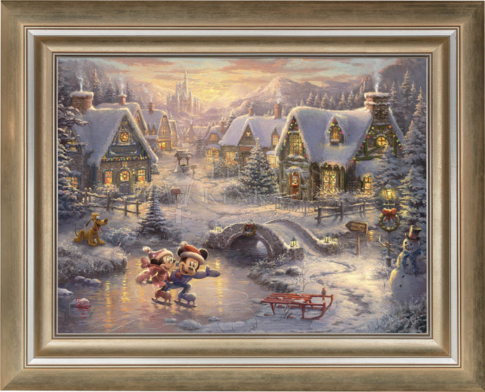 Mickey and Minnie - Sweetheart Holiday - Limited Edition Canvas (SN - Standard Numbered) - ArtOfEntertainment.com