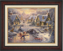 Load image into Gallery viewer, Mickey and Minnie - Sweetheart Holiday - Limited Edition Canvas (SN - Standard Numbered) - ArtOfEntertainment.com
