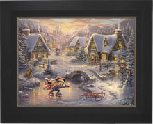 Load image into Gallery viewer, Mickey and Minnie - Sweetheart Holiday - Limited Edition Canvas (SN - Standard Numbered) - ArtOfEntertainment.com
