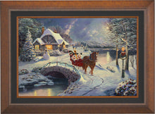 Load image into Gallery viewer, Mickey and Minnie Evening Sleigh Ride - Limited Edition Canvas (SN - Standard Numbered) - ArtOfEntertainment.com
