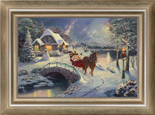 Load image into Gallery viewer, Mickey and Minnie Evening Sleigh Ride - Limited Edition Canvas (SN - Standard Numbered) - ArtOfEntertainment.com
