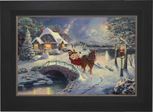 Load image into Gallery viewer, Mickey and Minnie Evening Sleigh Ride - Limited Edition Canvas (SN - Standard Numbered) - ArtOfEntertainment.com
