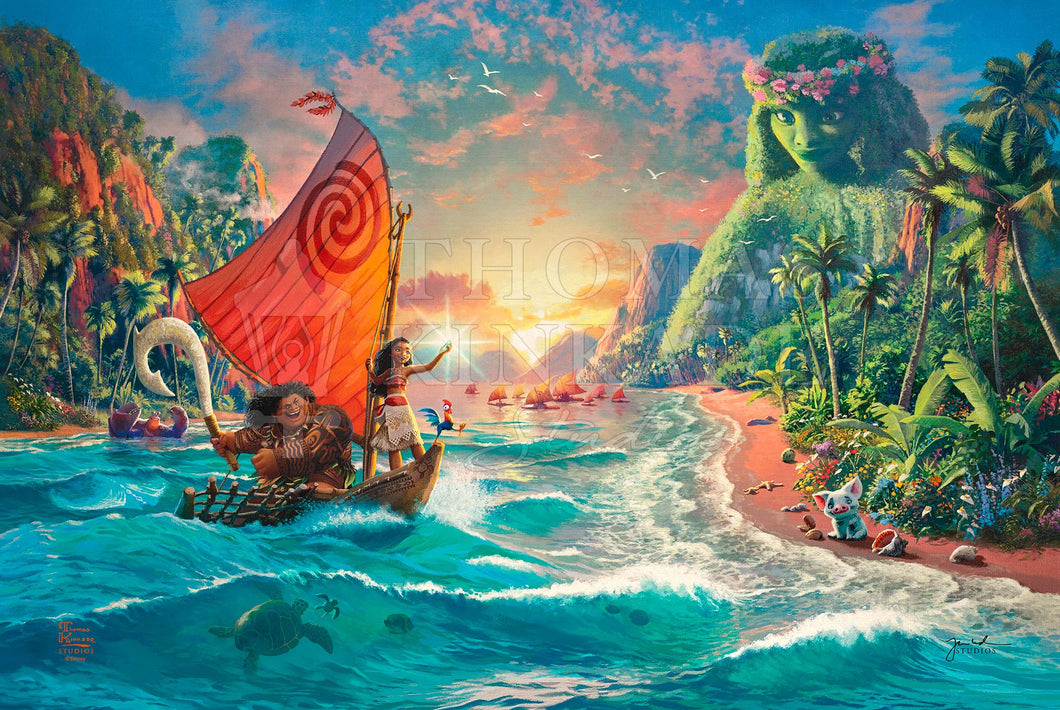 Disney Moana - Limited Edition Canvas (SN - Standard Numbered)