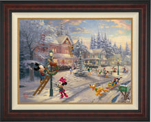 Load image into Gallery viewer, Mickey&#39;s Victorian Christmas - Limited Edition Canvas (JE - Jewel Edition) - ArtOfEntertainment.com
