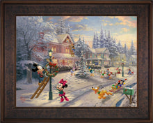 Load image into Gallery viewer, Mickey&#39;s Victorian Christmas - Limited Edition Canvas (JE - Jewel Edition) - ArtOfEntertainment.com

