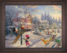 Load image into Gallery viewer, Mickey&#39;s Victorian Christmas - Limited Edition Canvas (JE - Jewel Edition) - ArtOfEntertainment.com
