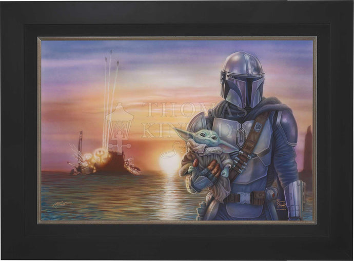 <em>The Mandalorian</em>™  - A New Direction - Limited Edition Canvas (SN - Standard Numbered) - Art Of Entertainment
