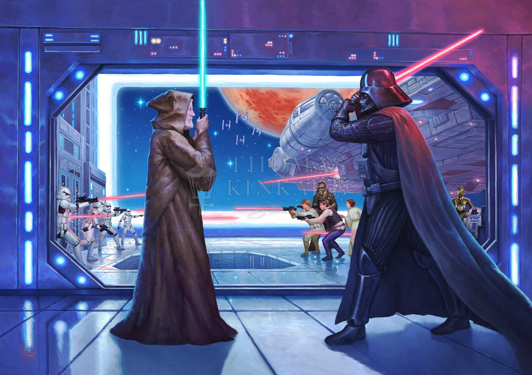 Obi-Wan's Final Battle - Limited Edition Canvas - SN - (Unframed)
