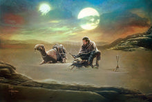 Load image into Gallery viewer, &lt;em&gt;Obi-Wan Kenobi&lt;/em&gt;&trade; - Returning to his Past - Limited Edition Canvas (SN - Standard Numbered)
