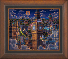 Load image into Gallery viewer, Peter Pan Learning to Fly - Limited Edition Canvas (SN - Standard Numbered) - Art Of Entertainment
