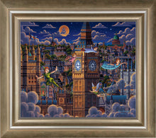 Load image into Gallery viewer, Peter Pan Learning to Fly - Limited Edition Canvas (SN - Standard Numbered) - Art Of Entertainment
