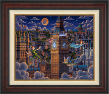 Load image into Gallery viewer, Peter Pan Learning to Fly - Limited Edition Canvas (SN - Standard Numbered) - Art Of Entertainment
