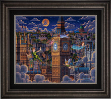 Load image into Gallery viewer, Peter Pan Learning to Fly - Limited Edition Canvas (SN - Standard Numbered) - Art Of Entertainment
