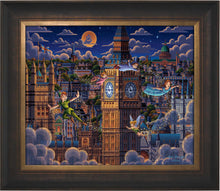 Load image into Gallery viewer, Peter Pan Learning to Fly - Limited Edition Canvas (SN - Standard Numbered) - Art Of Entertainment
