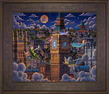 Load image into Gallery viewer, Peter Pan Learning to Fly - Limited Edition Canvas (SN - Standard Numbered) - Art Of Entertainment
