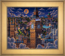 Load image into Gallery viewer, Peter Pan Learning to Fly - Limited Edition Canvas (AP - Artist Proof) - Art Of Entertainment
