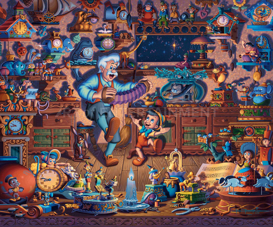 Pinocchio - Limited Edition Canvas - AP - (Unframed)